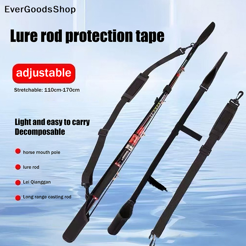 Fly Reel - Adjustable Fishing Rod Storage Bag Portable