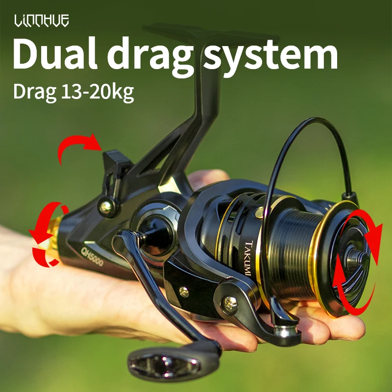 LINNHUE Carp Fishing Reel Spin – Reel Spare Spool recenzja i cena