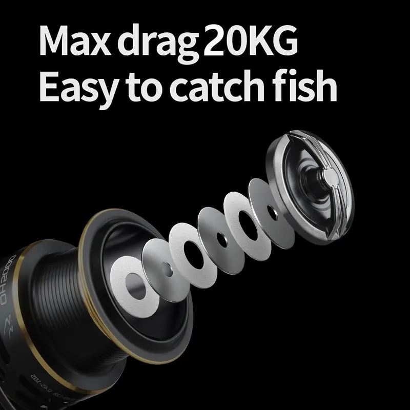 LINNHUE Carp Fishing Reel Spin – Reel Spare Spool recenzja i cena